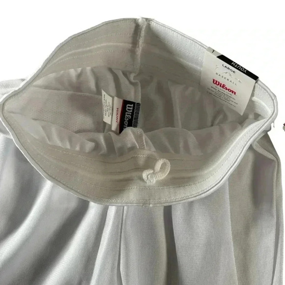 Wilson Youth Baseball Pants Large White WTA4204 Elastic Waist New NWT - Picture 4 of 14